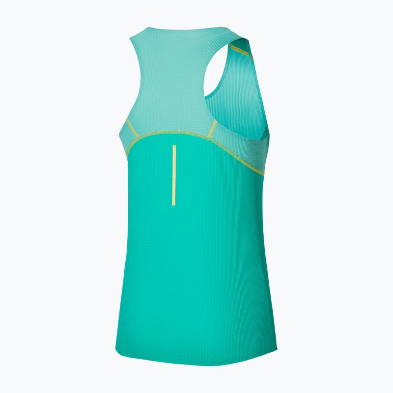 Tank top de alergare pentru femei Mizuno Aero Tank blue turquoise 2