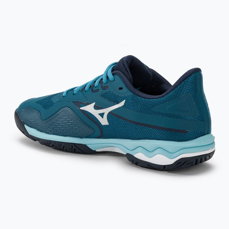 Încălțăminte de tenis pentru bărbați Mizuno Wave Exceed Light 2 AC moroccan blue / white / bluejay 3