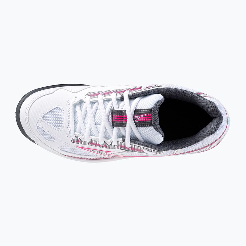 Încălțăminte de tenis pentru femei Mizuno Break Shot 4 AC white / pink tetra / turbulence 11