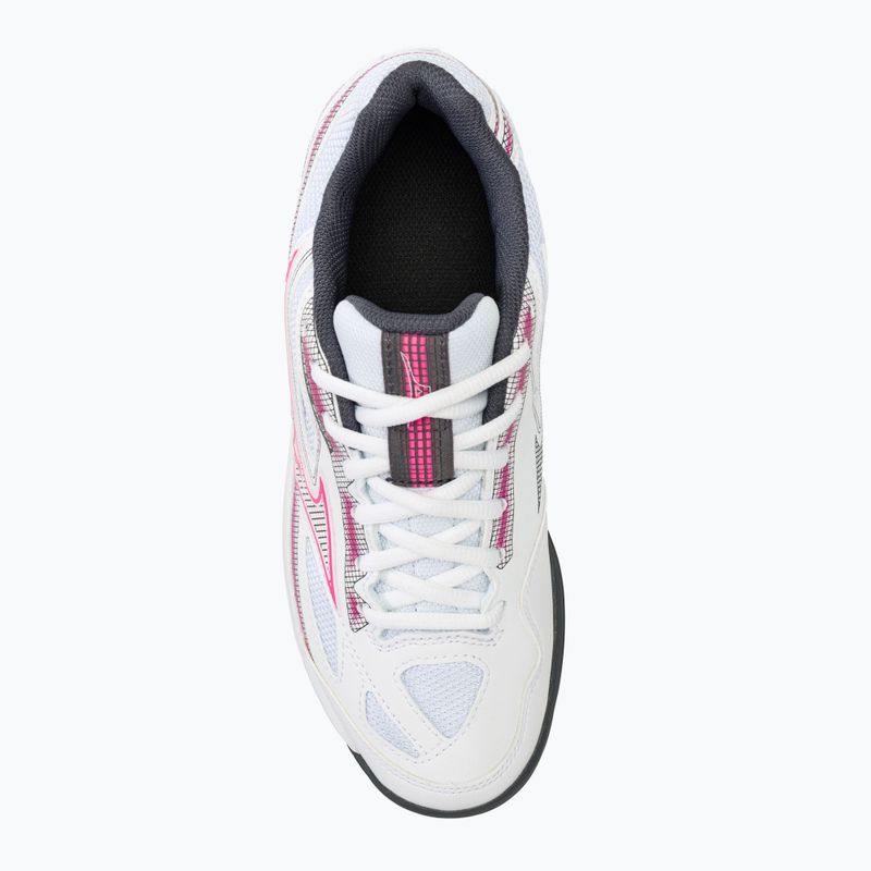 Încălțăminte de tenis pentru femei Mizuno Break Shot 4 AC white / pink tetra / turbulence 5