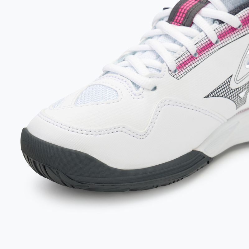 Încălțăminte de tenis pentru femei Mizuno Break Shot 4 AC white / pink tetra / turbulence 7