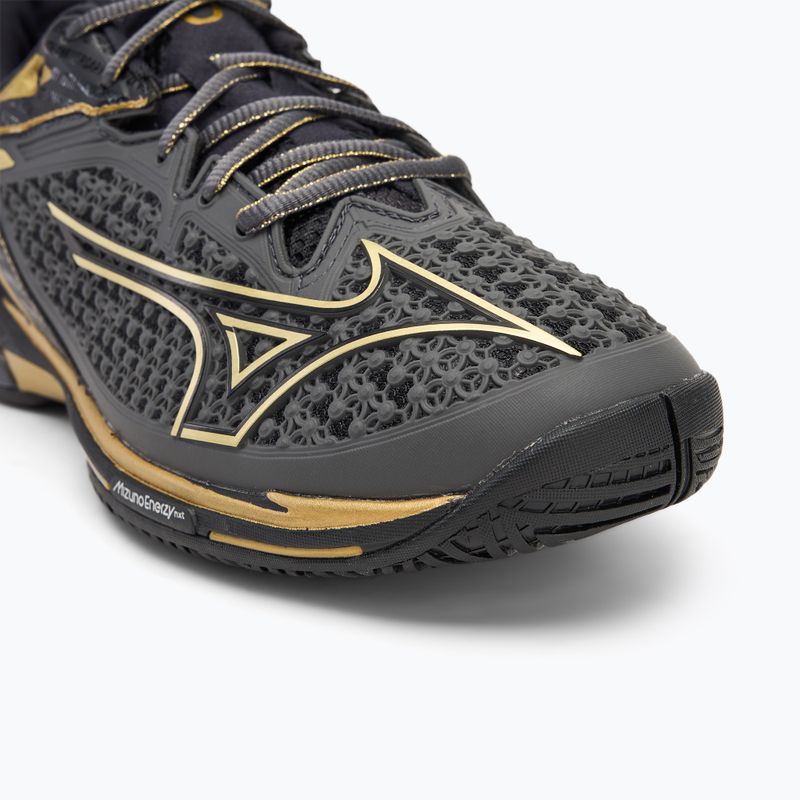 Încălțăminte de tenis pentru bărbați Mizuno Wave Exceed Tour 6 AC iron gate/gold/black 7