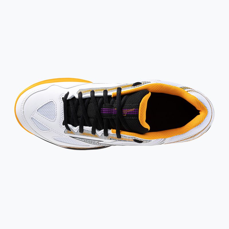 Încălțăminte de tenis pentru bărbați Mizuno Break Shot 4 Padel white / dress blues / carrot curl