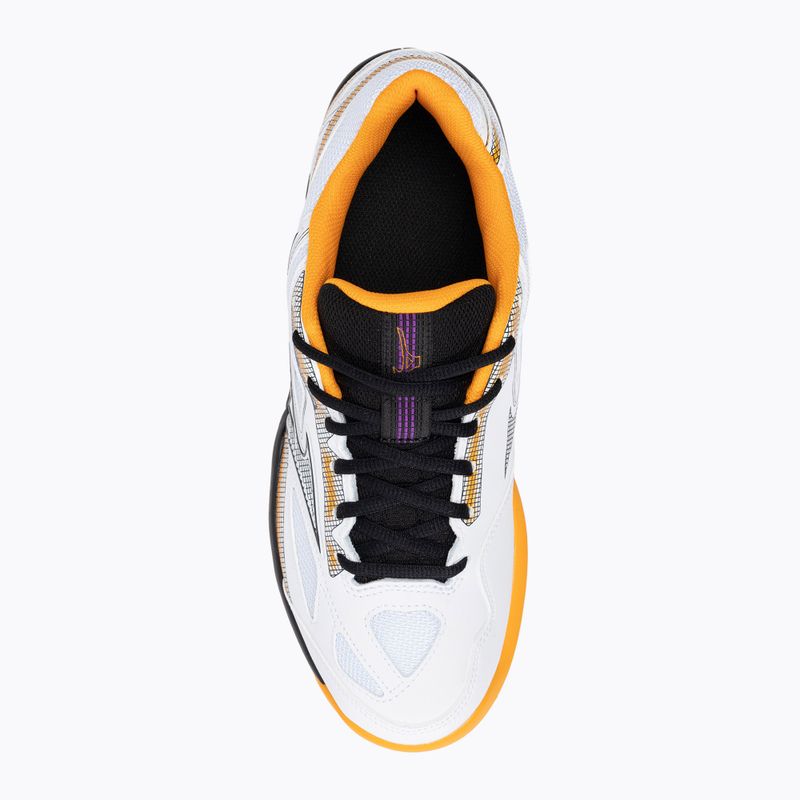 Încălțăminte de tenis pentru bărbați Mizuno Break Shot 4 Padel white / dress blues / carrot curl