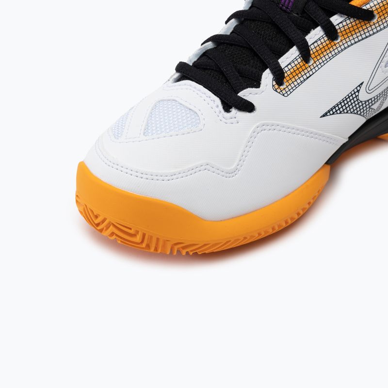 Încălțăminte de tenis pentru bărbați Mizuno Break Shot 4 Padel white / dress blues / carrot curl