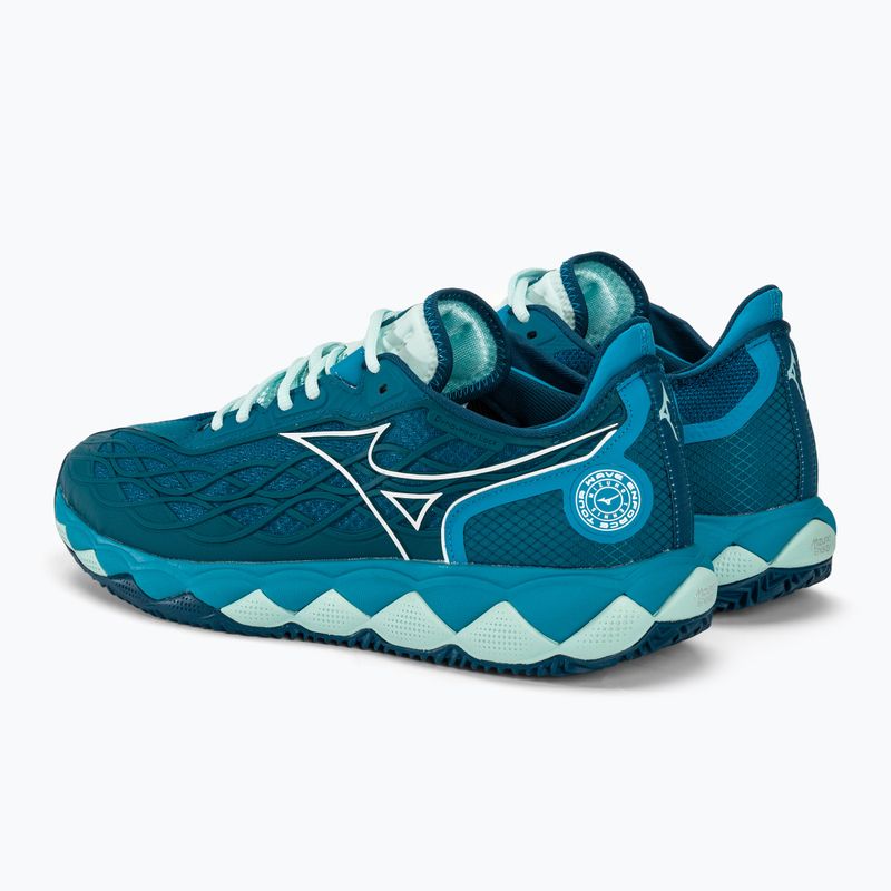 Încălțăminte de tenis pentru bărbați Mizuno Wave Enforce Tour CC moroccan blue/white/bluejay 3