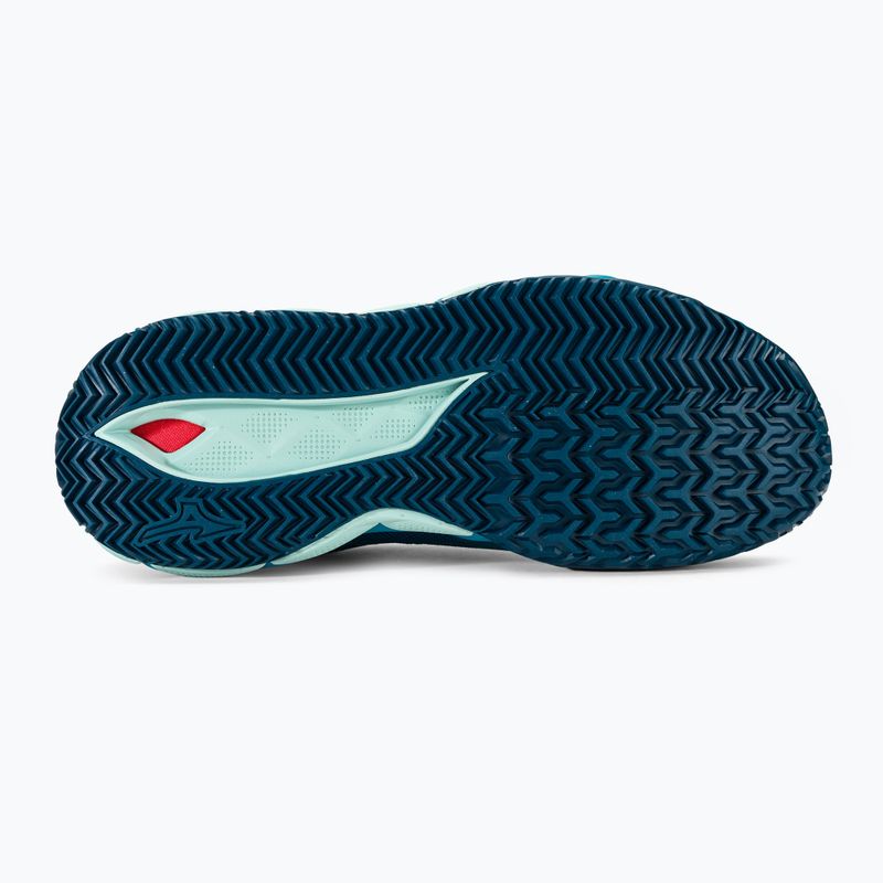 Încălțăminte de tenis pentru bărbați Mizuno Wave Enforce Tour CC moroccan blue/white/bluejay 5