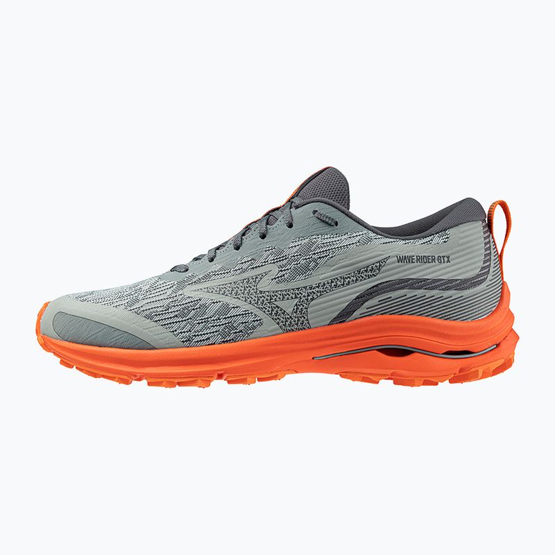 Încălțăminte de alergare pentru bărbați Mizuno Wave Rider GTX abyss/ ebony/ tangerine tango 8