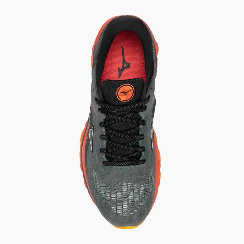 Încălțăminte de alergat pentru bărbați Mizuno Wave Sky 7 turbulence/nickel/hot coral 7