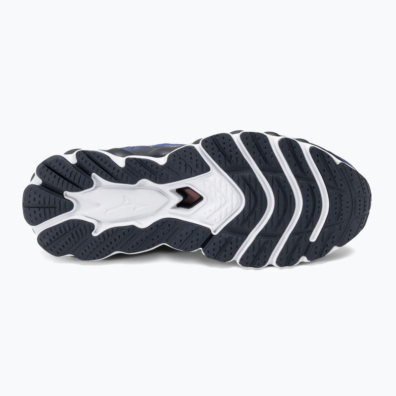 Încălțăminte de alergat pentru bărbați Mizuno Wave Sky 7 surf the web/silver/dress blues 4
