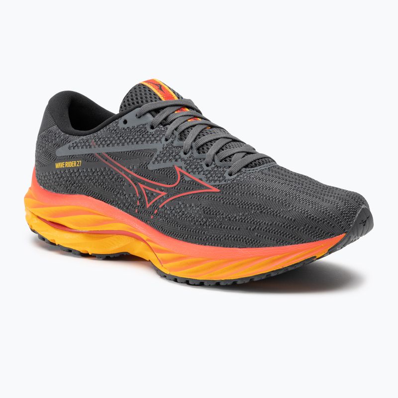 Încălțăminte de alergat pentru bărbați Mizuno Wave Rider 27 turbulence/cayenne/citrus