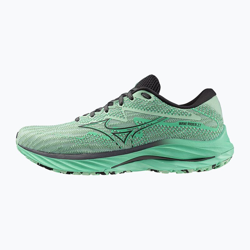 Încălțăminte de alergat pentru bărbați Mizuno Wave Rider 27 grayed jade/black oyster/jade cream 2