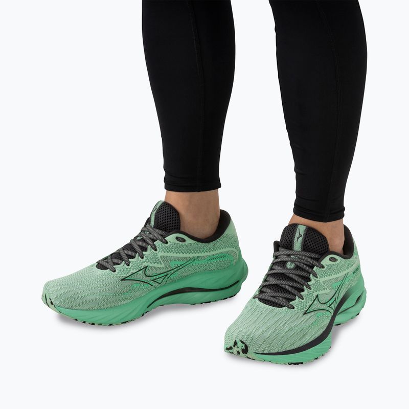 Încălțăminte de alergat pentru bărbați Mizuno Wave Rider 27 grayed jade/black oyster/jade cream 7