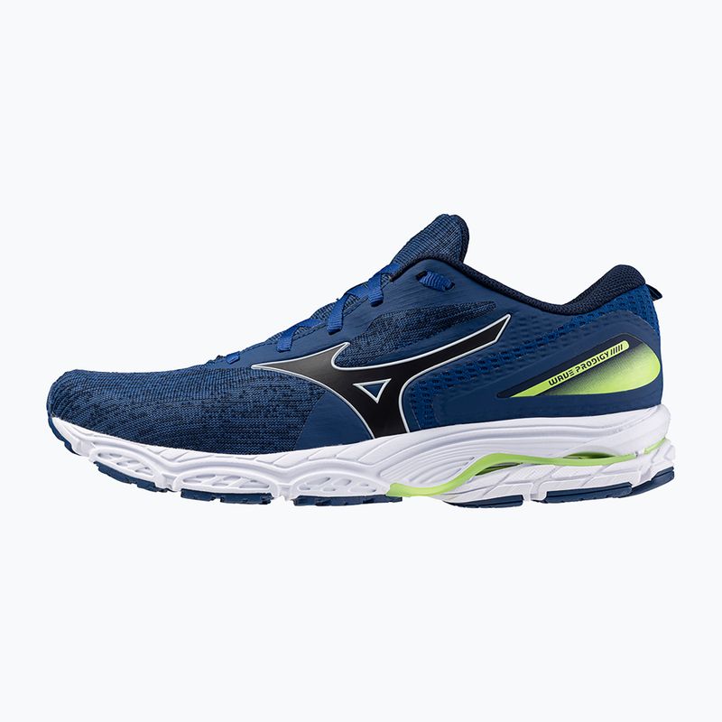 Încălțăminte de alergare pentru bărbați Mizuno Wave Prodigy 5 navy peony/ white/ sharp green 8