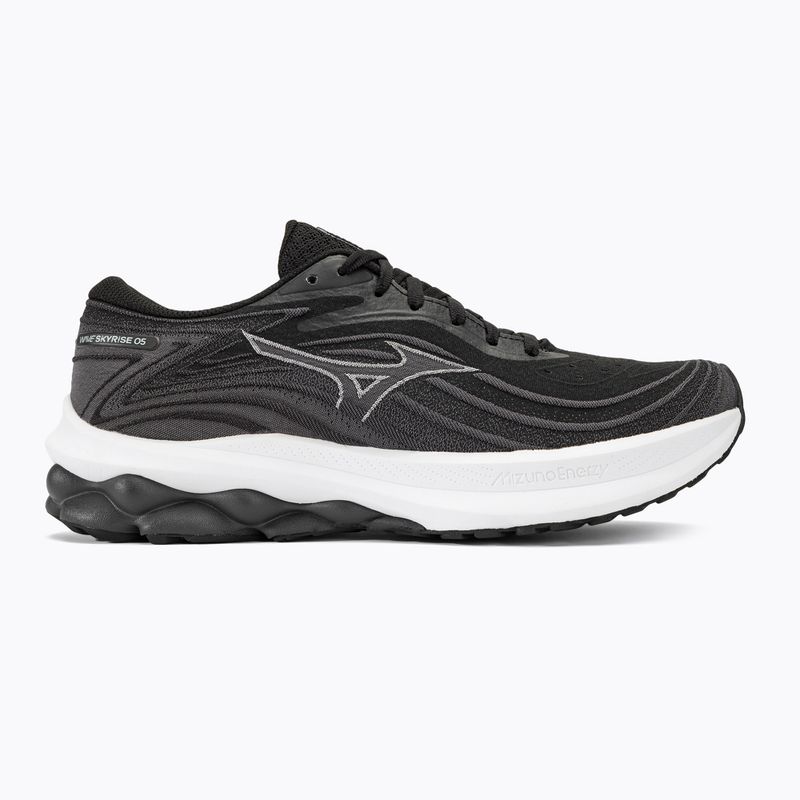 Încălțăminte de alergat pentru bărbați Mizuno Wave Skyrise 5 black/white/cayenne 2