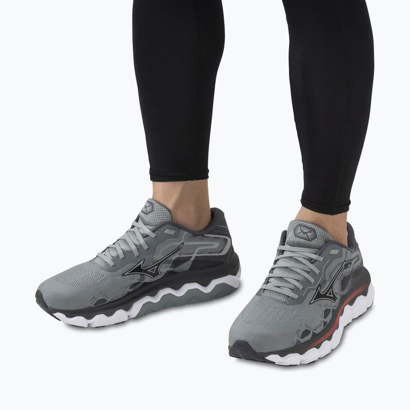 Încălțăminte de alergat pentru bărbați Mizuno Wave Horizon 7 lead/nickel/cayenne 4