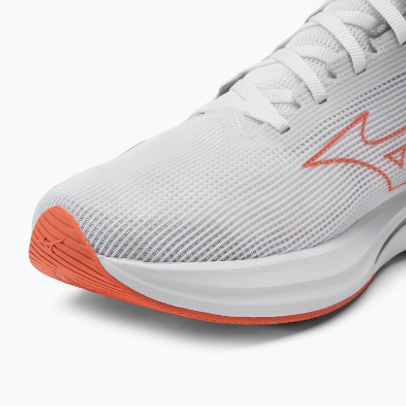 Încălțăminte de alergat pentru bărbați Mizuno Wave Rebellion Sonic 2 white/hot coral/harbor mist 7