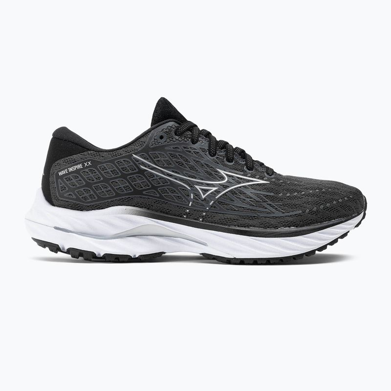 Încălțăminte de alergat pentru bărbați Mizuno Wave Inspire 20 ebony/white/black 2