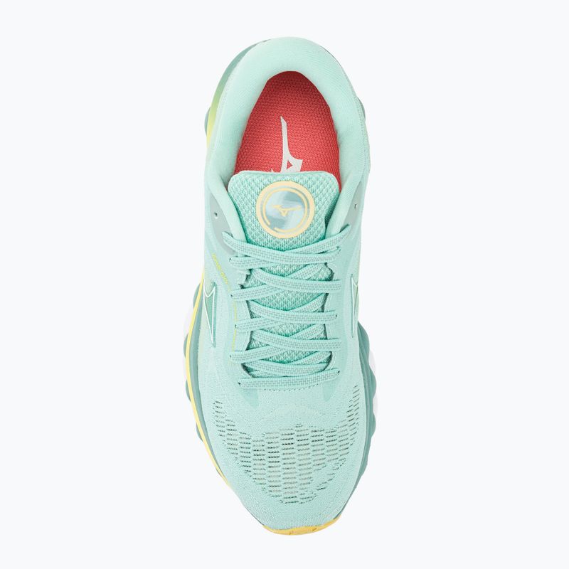 Încălțăminte de alergat pentru femei Mizuno Wave Sky 7 eggshell blue/white/sunshine 7