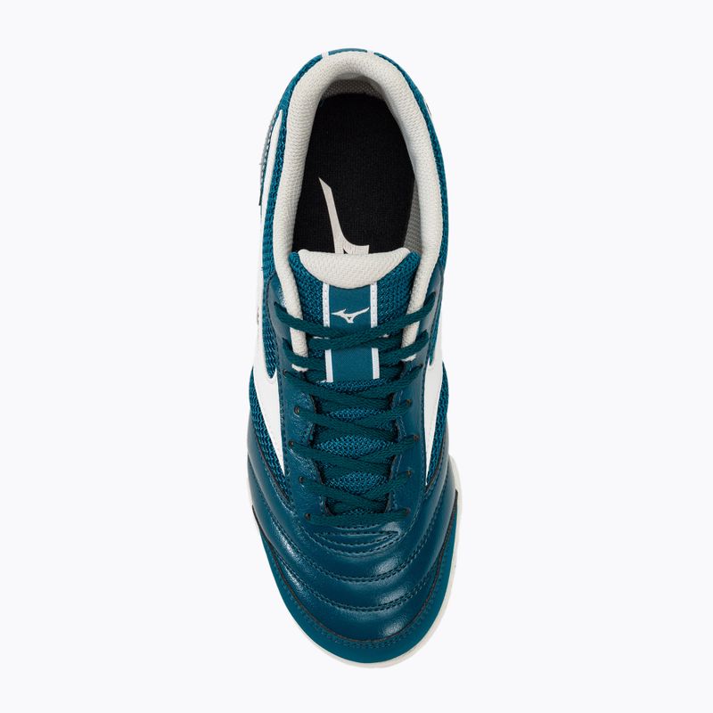 Încălțîminte de fotbal pentru copii Mizuno MRL Sala Club TF Jr sailor blue/white 5