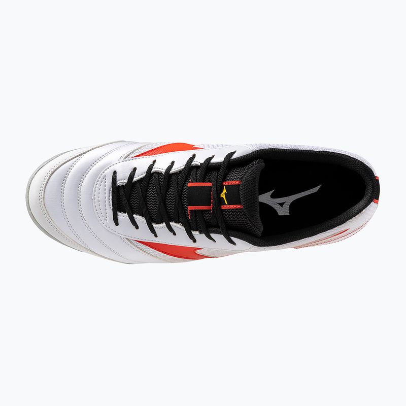 Încălțîminte de fotbal pentru copii Mizuno MRL Sala Club TF Jr white/radiant red 10