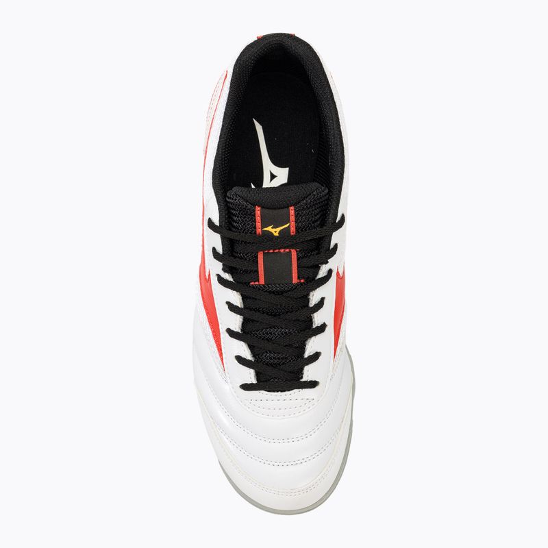 Încălțîminte de fotbal pentru copii Mizuno MRL Sala Club TF Jr white/radiant red 5