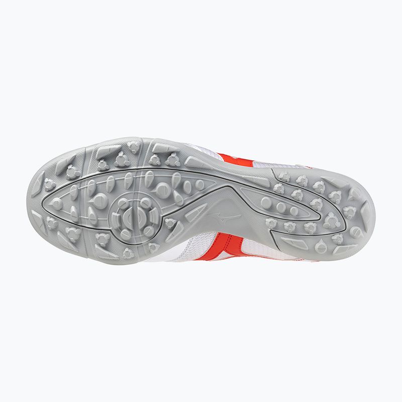 Încălțîminte de fotbal pentru bărbați Mizuno MRL Sala Club TF white/radiant red 12
