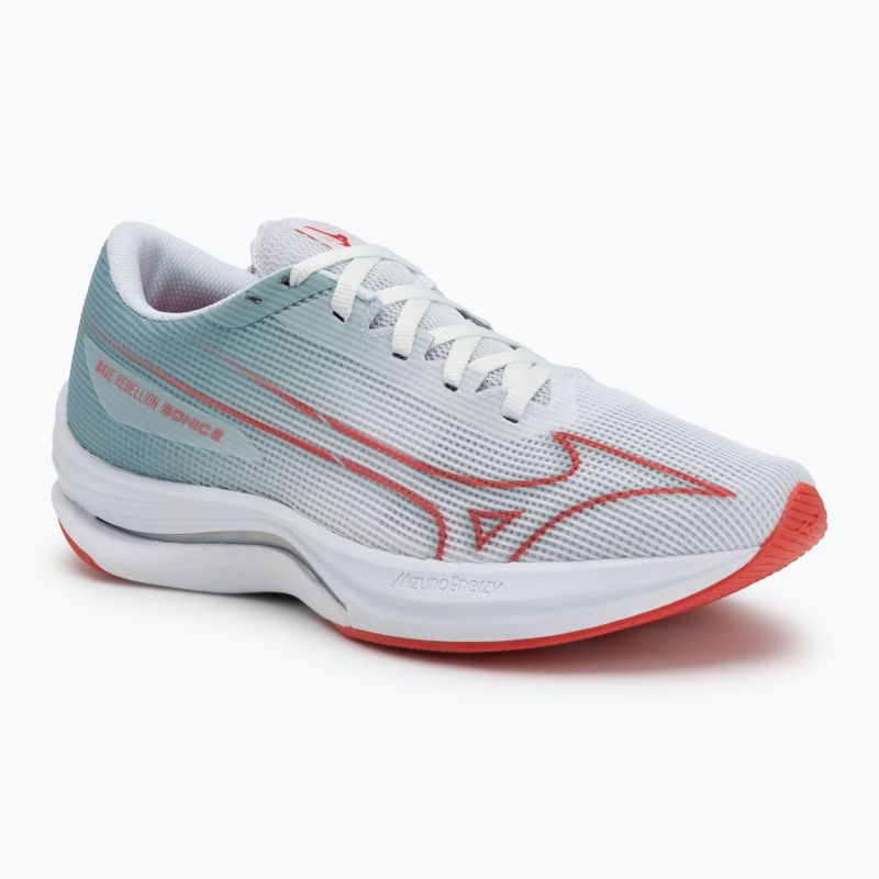 Încălțăminte de alergare pentru femei Mizuno Wave Rebellion Sonic 2 river white/cayenne/gray mist