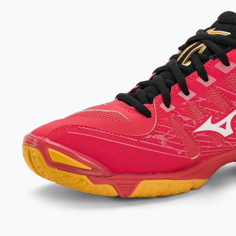 Încălțăminte de volei pentru bărbați Mizuno Wave Voltage radiant red/white/carrot curl 7