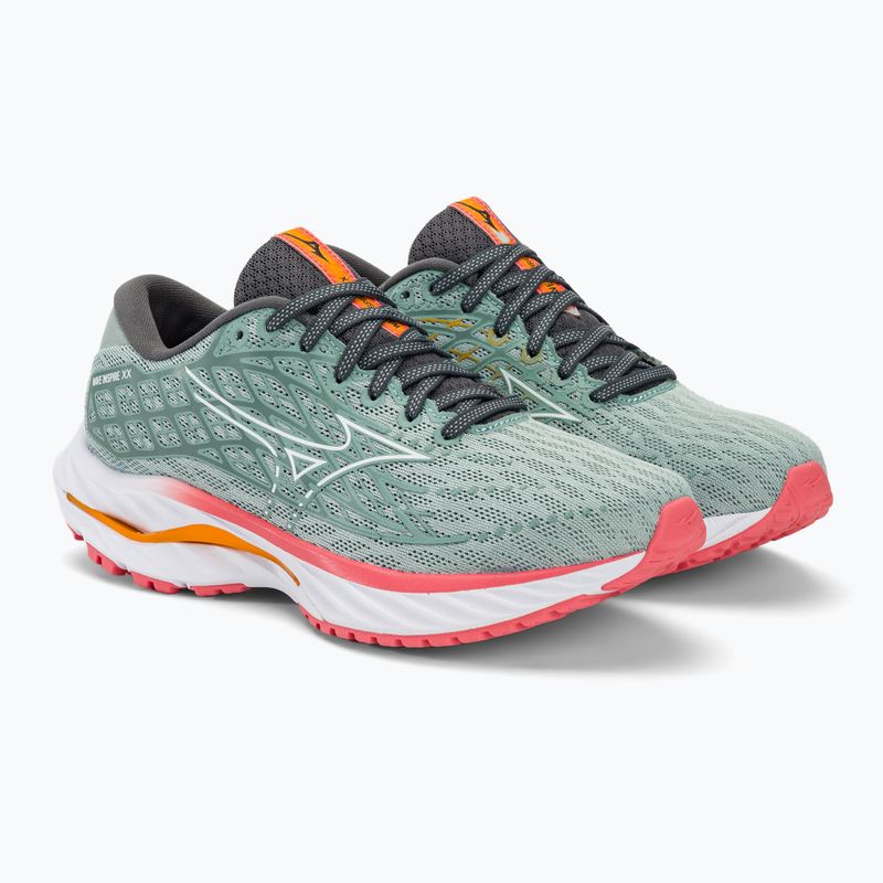 Încălțăminte de alergat pentru femei Mizuno Wave Inspire 20 gray mist/white/dubarry 5