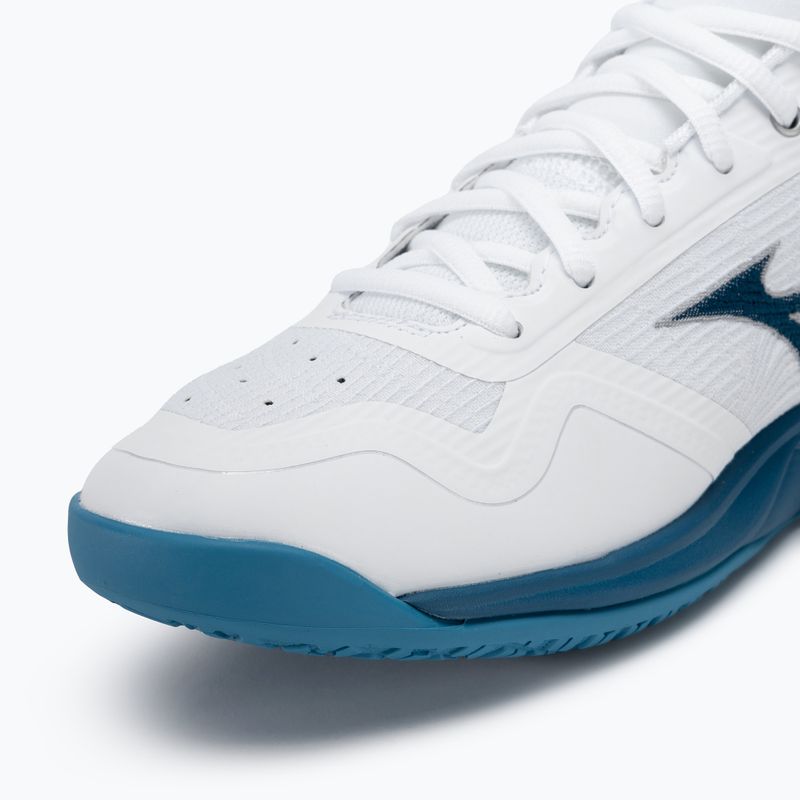 Încălțăminte de volei pentru bărbați Mizuno Wave Luminous 2 white/sailor blue/silver 7