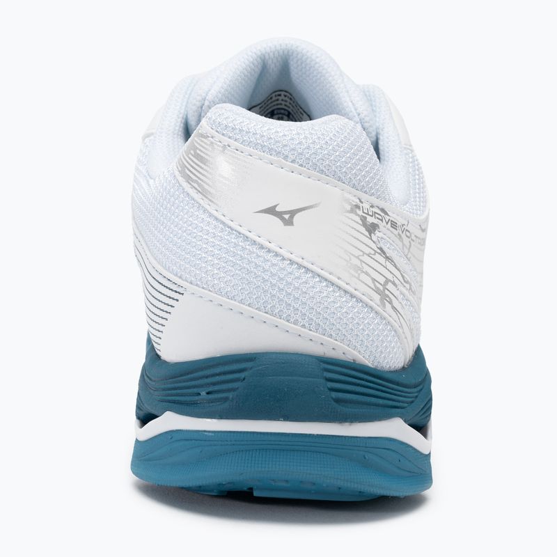 Încălțăminte de volei pentru bărbați Mizuno Wave Voltage white/sailor blue/silver 6