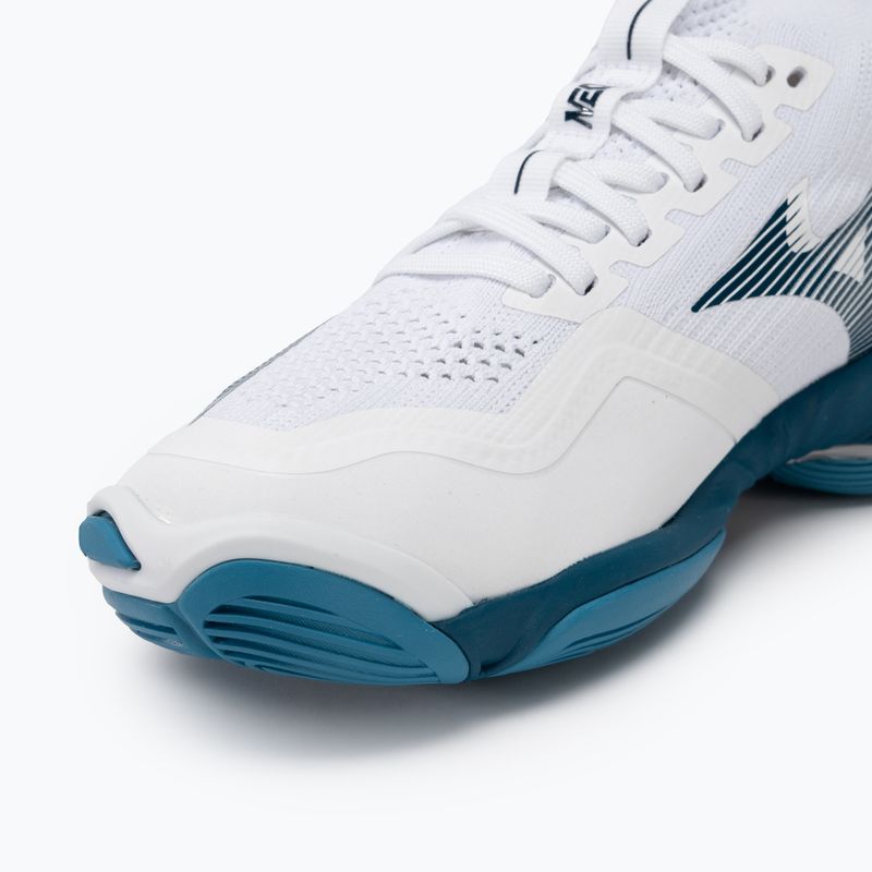 Încălțăminte de volei pentru bărbați Mizuno Wave Lightning Neo2 white/sailor blue/silver 7