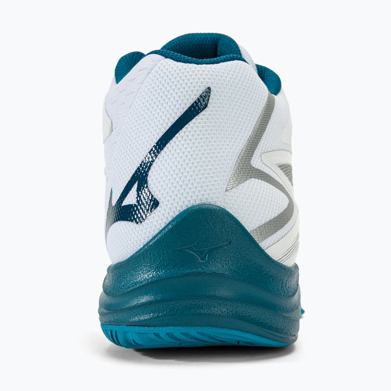 Încălțăminte de volei pentru bărbați Mizuno Thunder Blade Z Mid white/sailor blue/silver 6