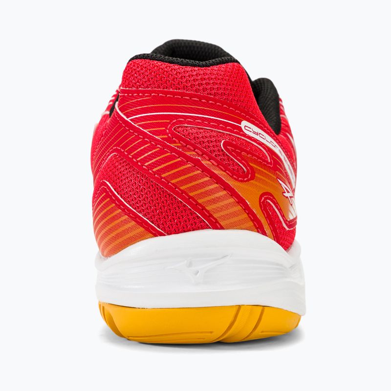 Încălțăminte de volei pentru bărbați Mizuno Cyclone Speed 4 radiant red/white/carrot curl 6