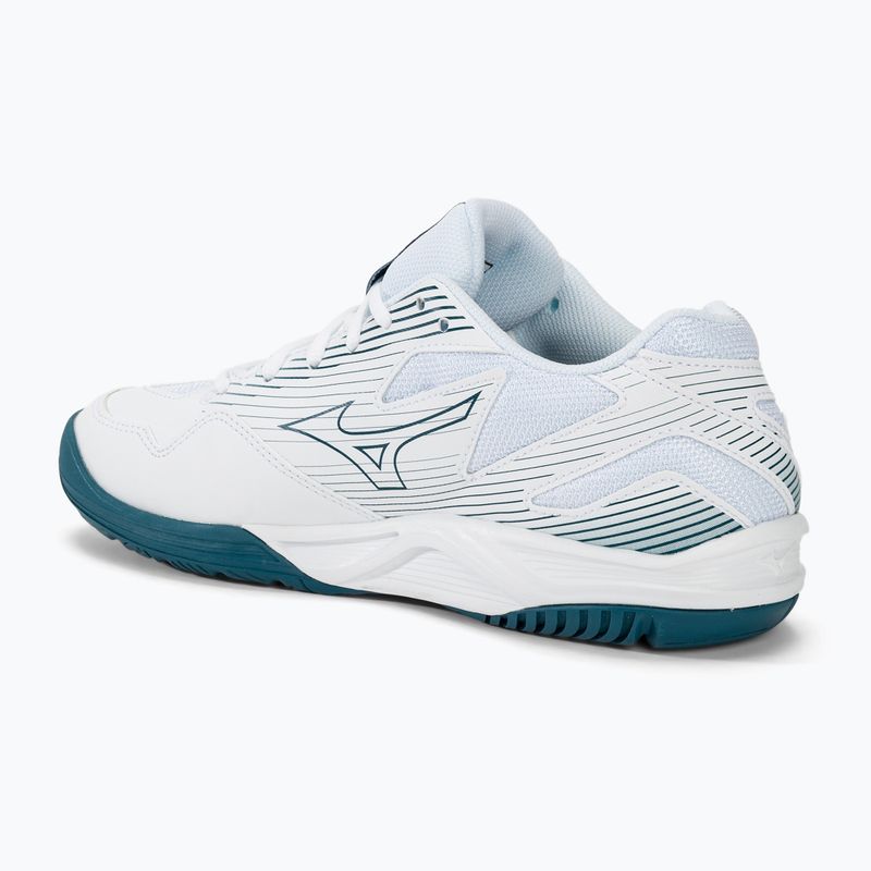 Încălțăminte de volei pentru bărbați Mizuno Cyclone Speed 4 white/sailor blue/silver 3