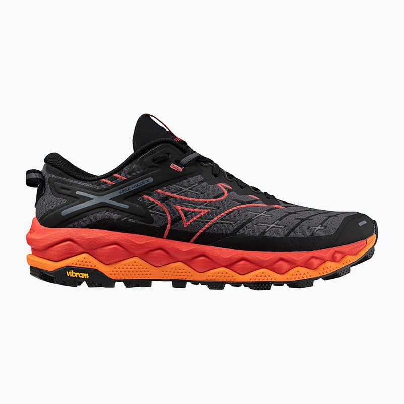 Încălțăminte de alergat pentru bărbați Mizuno Wave Mujin 10 black/cayenne/nasturtium 8