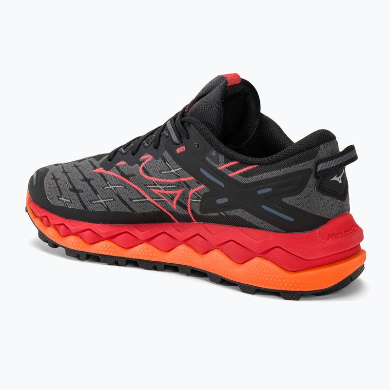 Încălțăminte de alergat pentru bărbați Mizuno Wave Mujin 10 black/cayenne/nasturtium 3
