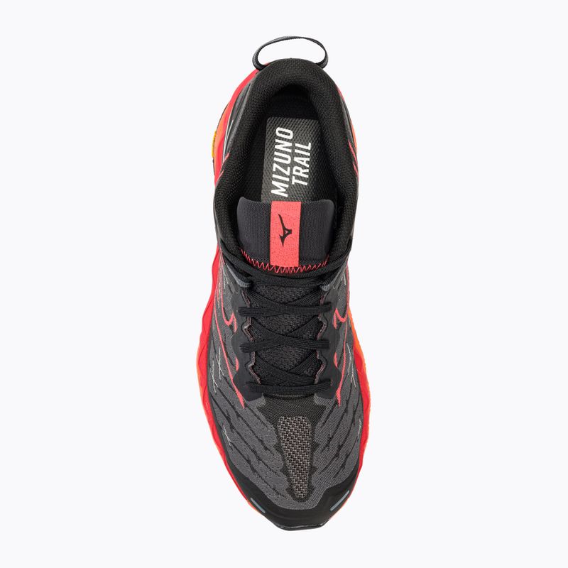 Încălțăminte de alergat pentru bărbați Mizuno Wave Mujin 10 black/cayenne/nasturtium 5