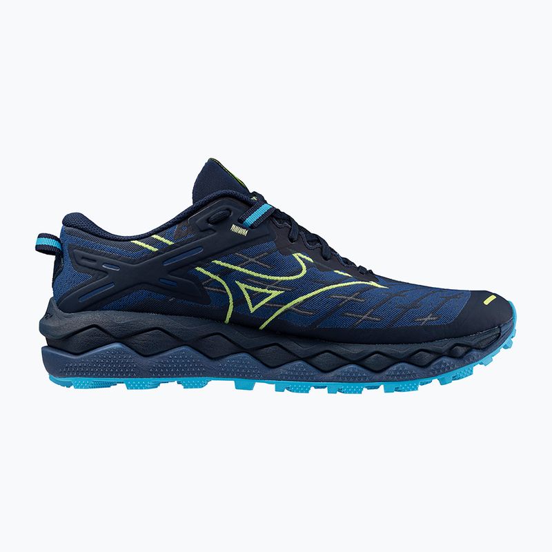 Încălțăminte de alergat pentru bărbați Mizuno Wave Mujin 10 dress blues/sharp green/swim cap 9
