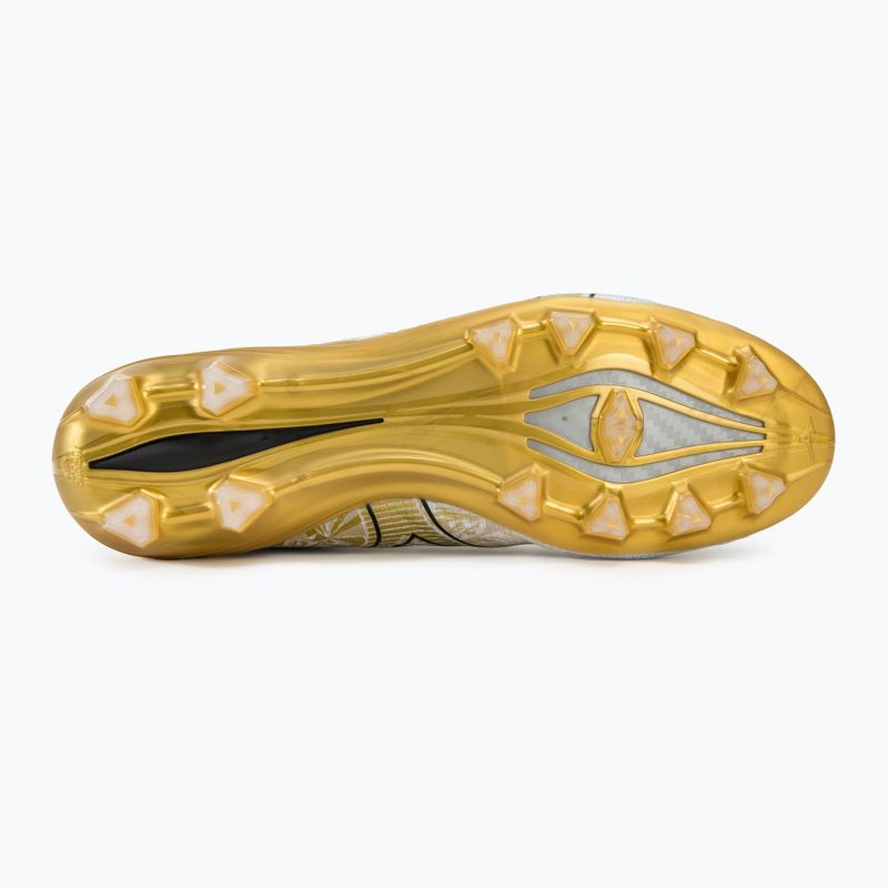 Încălțăminte de fotbal pentru bărbați Mizuno Αlpha Japan Md white/ge gold/black 4