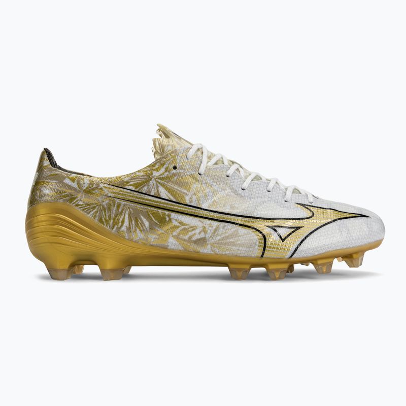 Încălțăminte de fotbal pentru bărbați Mizuno Αlpha Elite MD white/ge gold/black 2