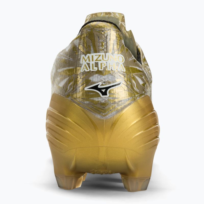 Încălțăminte de fotbal pentru bărbați Mizuno Αlpha Elite MD white/ge gold/black 9