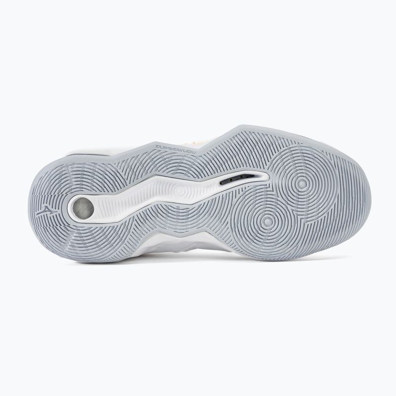 Încălțăminte de volei pentru femei  Mizuno Wave Dimension white/peach parfait/halogen blue 4
