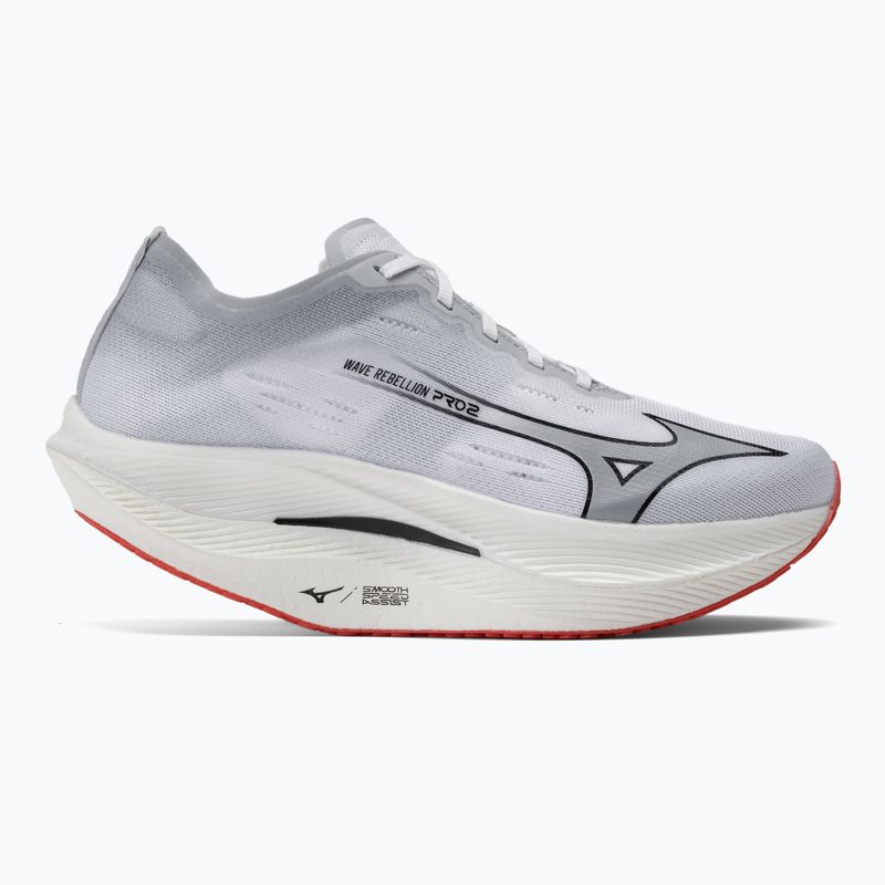 Încălțăminte de alergat pentru bărbați Mizuno Wave Rebellion Pro 2 white/harbor mist/cayenne 2