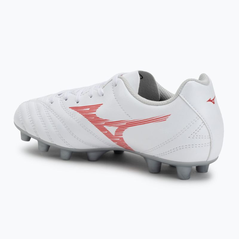 Încălțăminte de fotbal pentru copii Mizuno Monarcida Neo III Select Jr MD white/radiant red 3