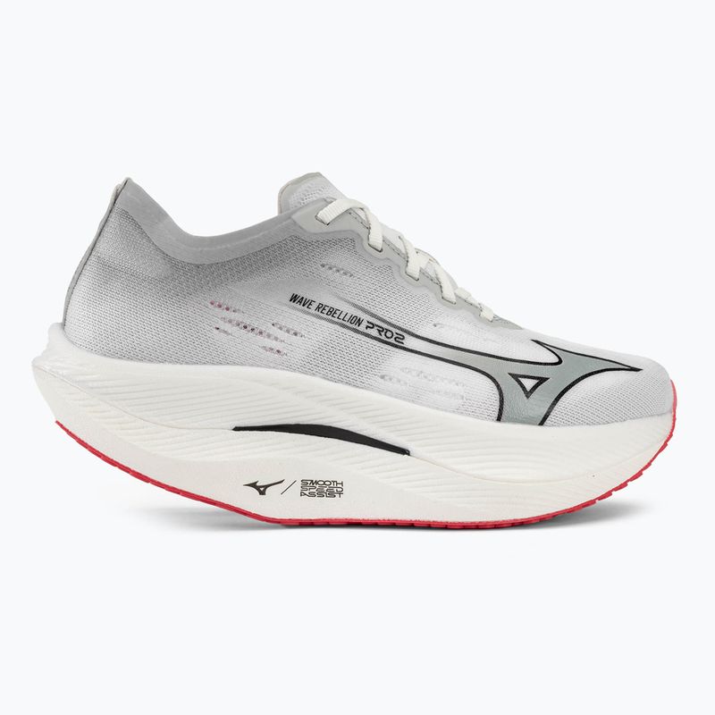 Încălțăminte de alergat pentru femei Mizuno Wave Rebellion Pro 2 white/harbor mist/cayenne 2