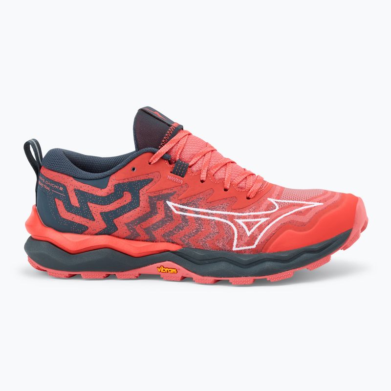 Încălțăminte de alergare pentru femei Mizuno Wave Daichi 8 hot coral/ white/ turbulence 2