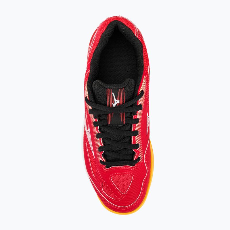 Încălțăminte de handbal pentru copii Mizuno Stealth Star 2 Jr radiant red/white/carrot curl 6