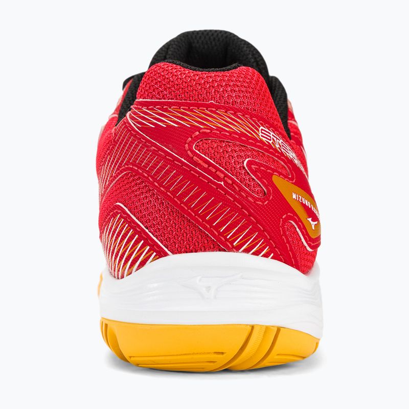 Încălțăminte de handbal pentru copii Mizuno Stealth Star 2 Jr radiant red/white/carrot curl 7